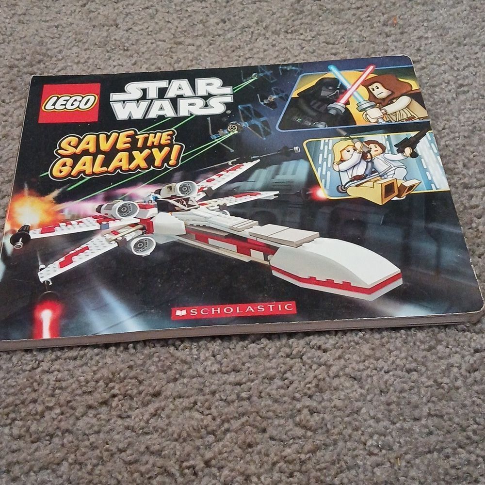 Star Wars Save the Galaxy Lego Scholastic hard bound book NEW